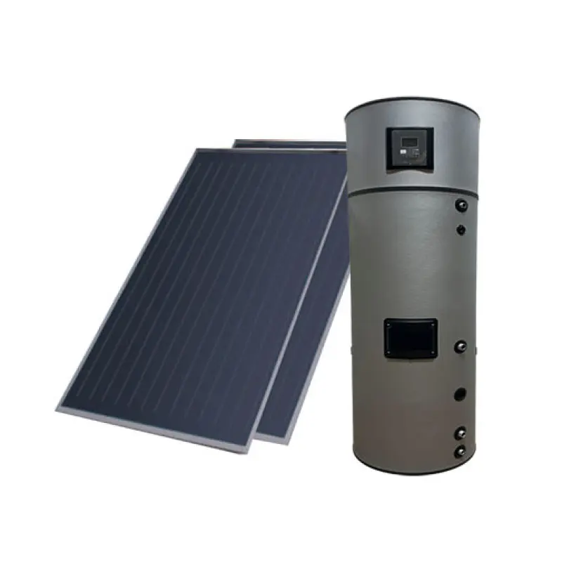 Kit solar térmico forçado Insuatherm AP 2000 e bomba calor AQS 270 L Aquafree II 1 serpentina