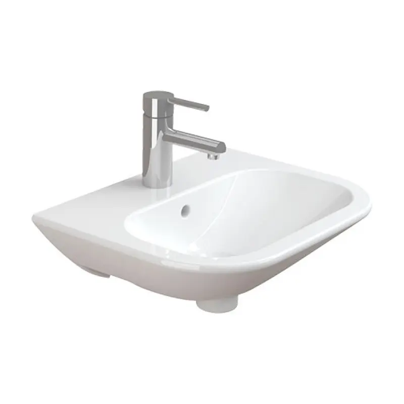 Lavatório mural compacto Sanitana Nexo 450 x 170 x 360 mm