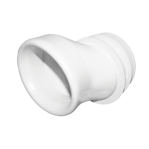 Ligação exterior 110 mm super excêntrica para sanita Ligação exterior 110 mm super excêntrica para sanita