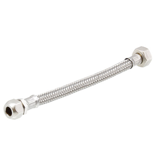 Ligação flex.inox SF F1/2`x10bcone 20cm Ligação flex.inox SF F1/2`x10bcone 20cm