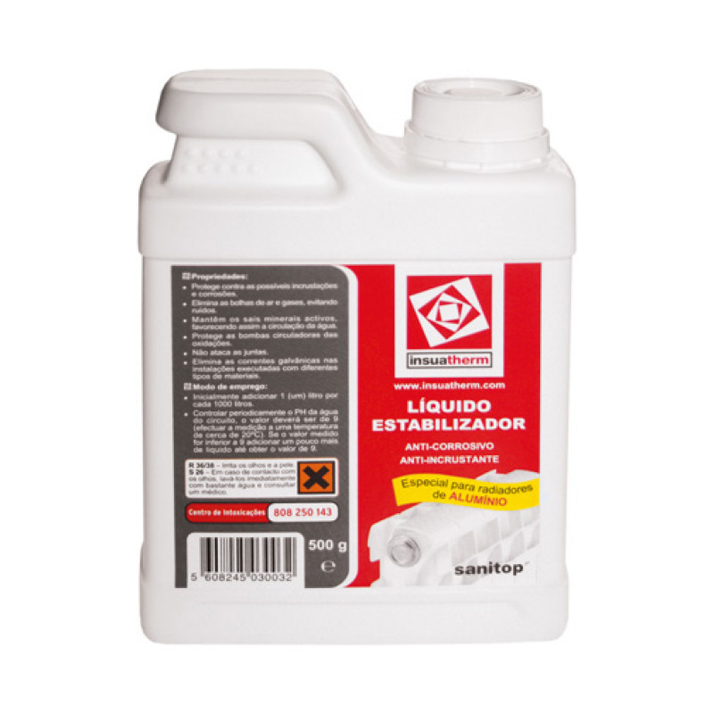 Líquido estabilizador Insuatherm 0,5 L para radiadores Líquido estabilizador Insuatherm 0,5 L para radiadores