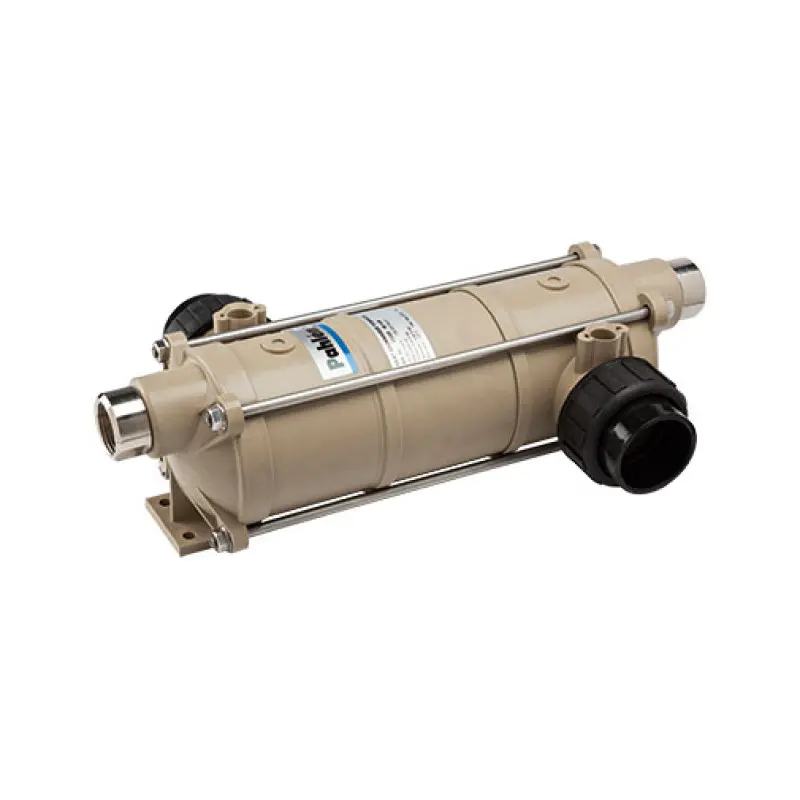Permutador tubular PVC/Titânio HTT 40 Permutador tubular PVC/Titânio HTT 40