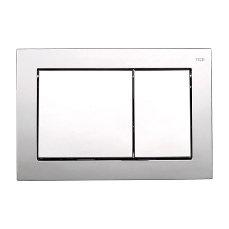 Placa descarga dupla Tece TECEbase branca Placa descarga dupla Tece TECEbase branca