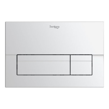 Placa descarga Sanitana LCN cinza mate Placa descarga Sanitana LCN cinza mate