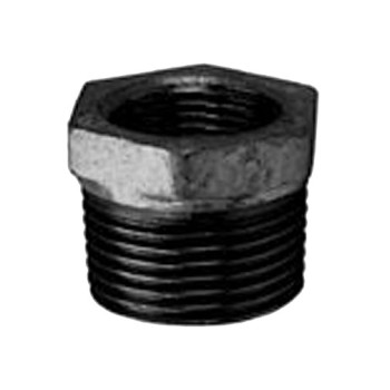 Porca redução ferro preto Atusa 1" M x 1/2" F