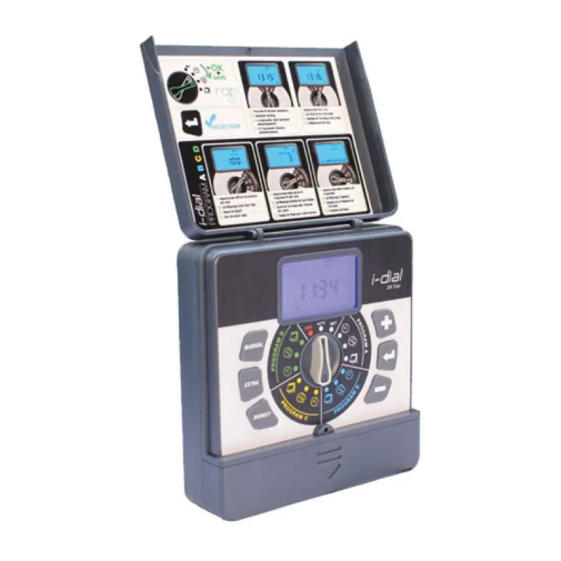 Programador interior Bluezone Water I-Dial 24 V 4 estações Programador interior Bluezone Water I-Dial 24 V 4 estações