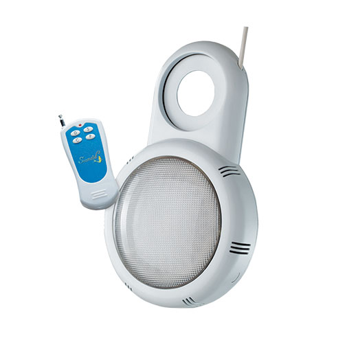 Projetor Seamaid 18 LEDs branco com transformador Projetor Seamaid 18 LEDs branco com transformador
