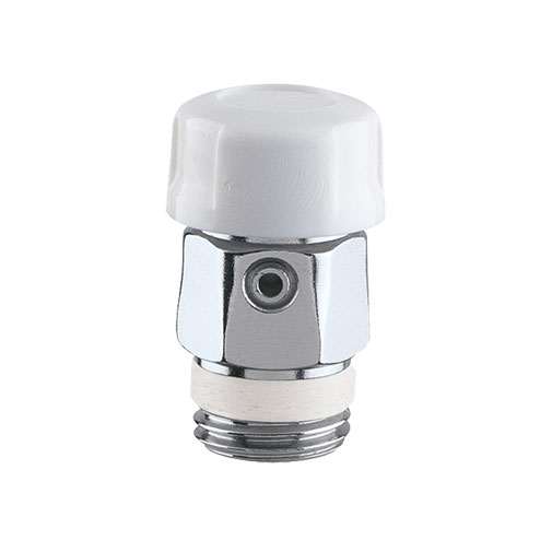 Purgador ar manual Caleffi 1/2" cromado Purgador ar manual Caleffi 1/2" cromado