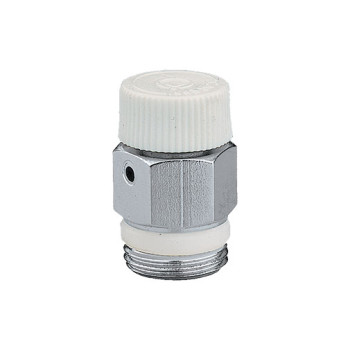 Purgador ar manual Caleffi 1/4" cromado Purgador ar manual Caleffi 1/4" cromado