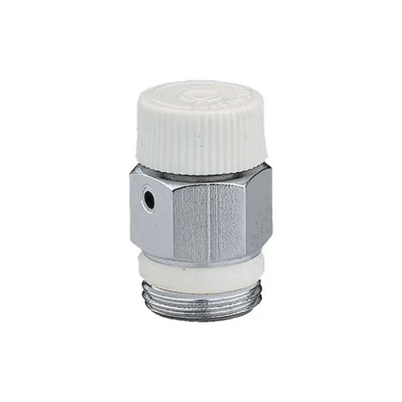 Purgador ar manual Caleffi 1/8" cromado Purgador ar manual Caleffi 1/8" cromado