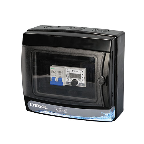 Quadro elétrico Kripsol K-Power monofásico com diferencial e transformador 100 W Quadro elétrico Kripsol K-Power monofásico com diferencial e transformador 100 W