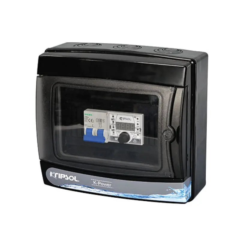Quadro elétrico Kripsol K-Power monofásico com diferencial e transformador 100 W
