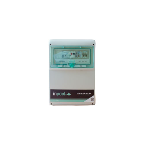 Quadro eletrónico controlador sal/pH trifásico 4-6 A para piscinas Quadro eletrónico controlador sal/pH trifásico 4-6 A para piscinas