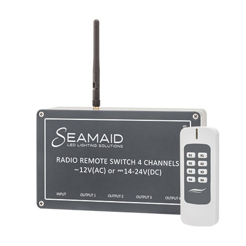 Rádio comando Seamaid 4 canais Rádio comando Seamaid 4 canais