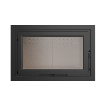 Recuperador calor lenha água Solzaima Zaima Eco preto