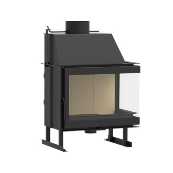 Recuperador calor lenha ar KFD Eco 70 canto à direita