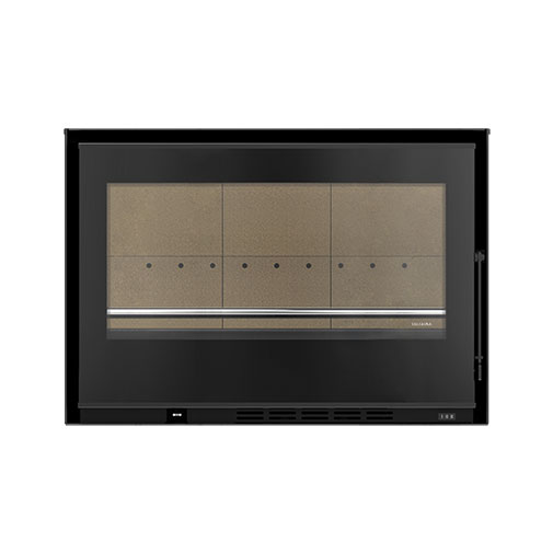 Recuperador calor lenha ar Solzaima Juno Eco 80 preto Recuperador calor lenha ar Solzaima Juno Eco 80 preto