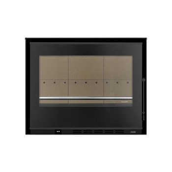 Recuperador calor lenha ar Solzaima Loki Eco 70 preto