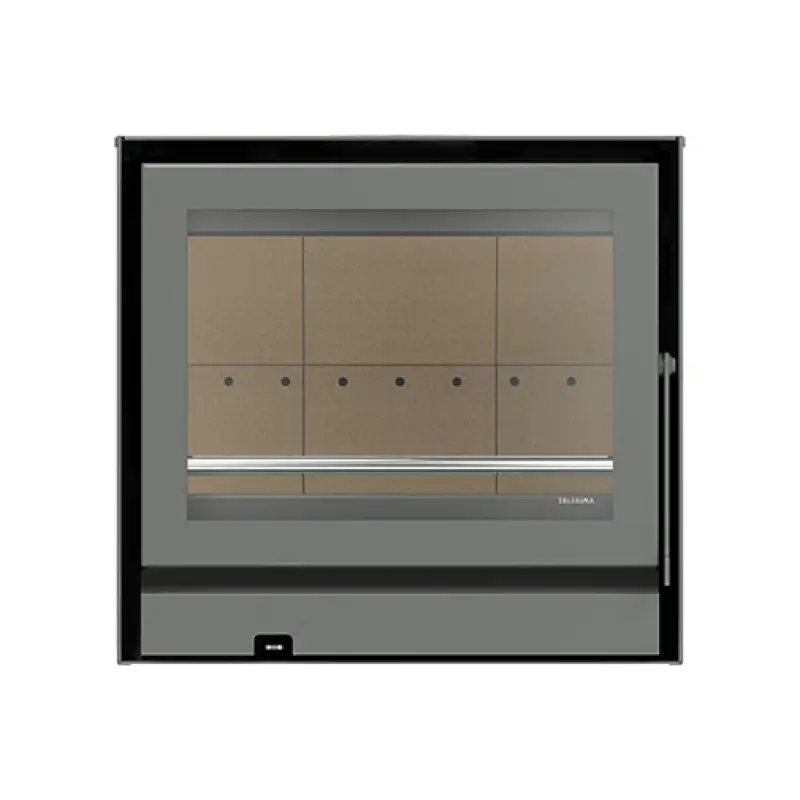 Recuperador calor lenha ar Solzaima Siena Eco 60 cinza Recuperador calor lenha ar Solzaima Siena Eco 60 cinza