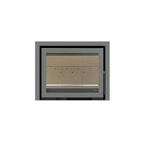 Recuperador calor lenha ar Solzaima Urano Eco 70 cinza Recuperador calor lenha ar Solzaima Urano Eco 70 cinza