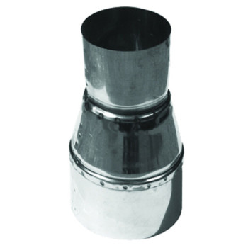 Redução inox 80 x 60 mm