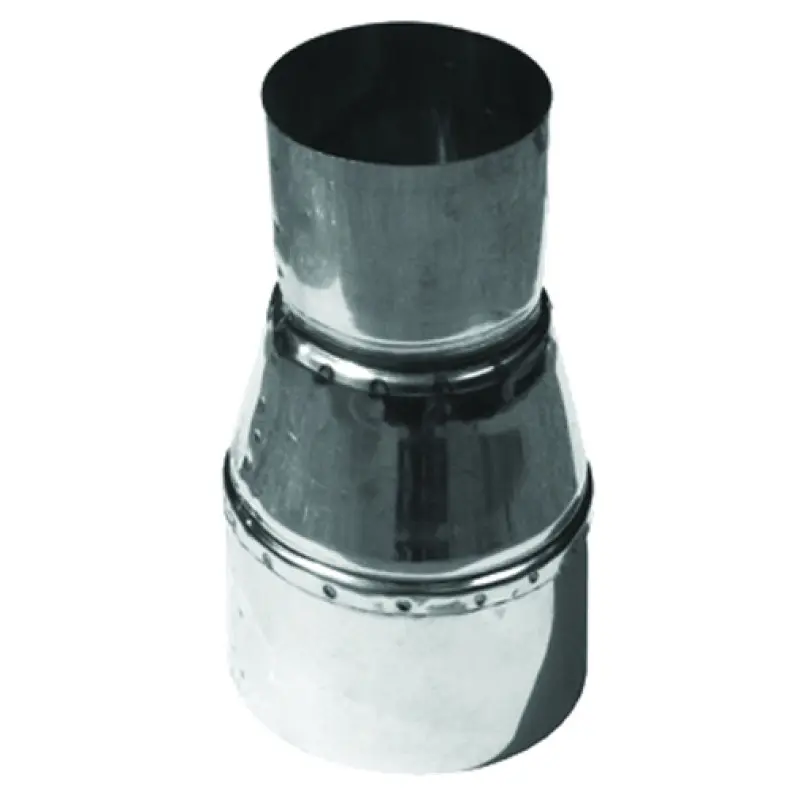 Redução inox 80 x 60 mm Redução inox 80 x 60 mm