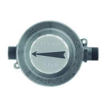 Redutor segurança Gurtner 39 mbar 4 kg/h com porca para contador 7/8"