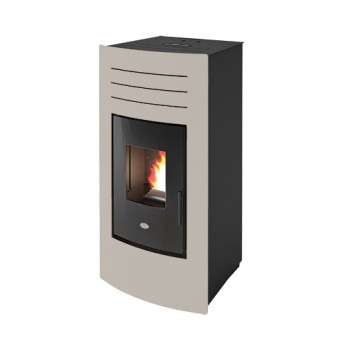 Salamandra pellets água Insuatherm Hidro 24 kW cinzenta Salamandra pellets água Insuatherm Hidro 24 kW cinzenta