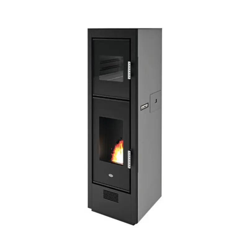 Salamandra pellets ar Eva Calor Biscotto com forno