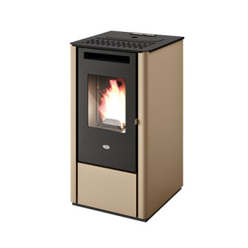 Salamandra pellets ar Eva Calor Kali 8 kW bege Salamandra pellets ar Eva Calor Kali 8 kW bege