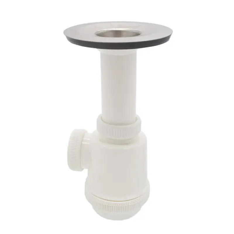 Sifão garrafa 115 mm x 1.1/2" para válvula bancada