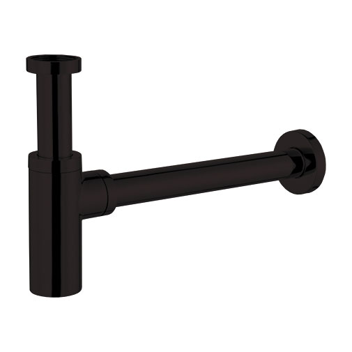 Sifão redondo 1.1/4" preto para lavatório Sifão redondo 1.1/4" preto para lavatório