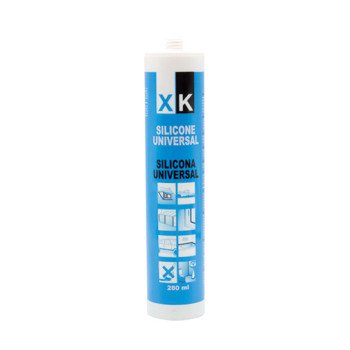 Silicone acético universal XK 280 ml branco Silicone acético universal XK 280 ml branco