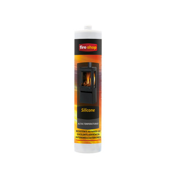 Silicone alta temperatura Fireshop 310 ml preto