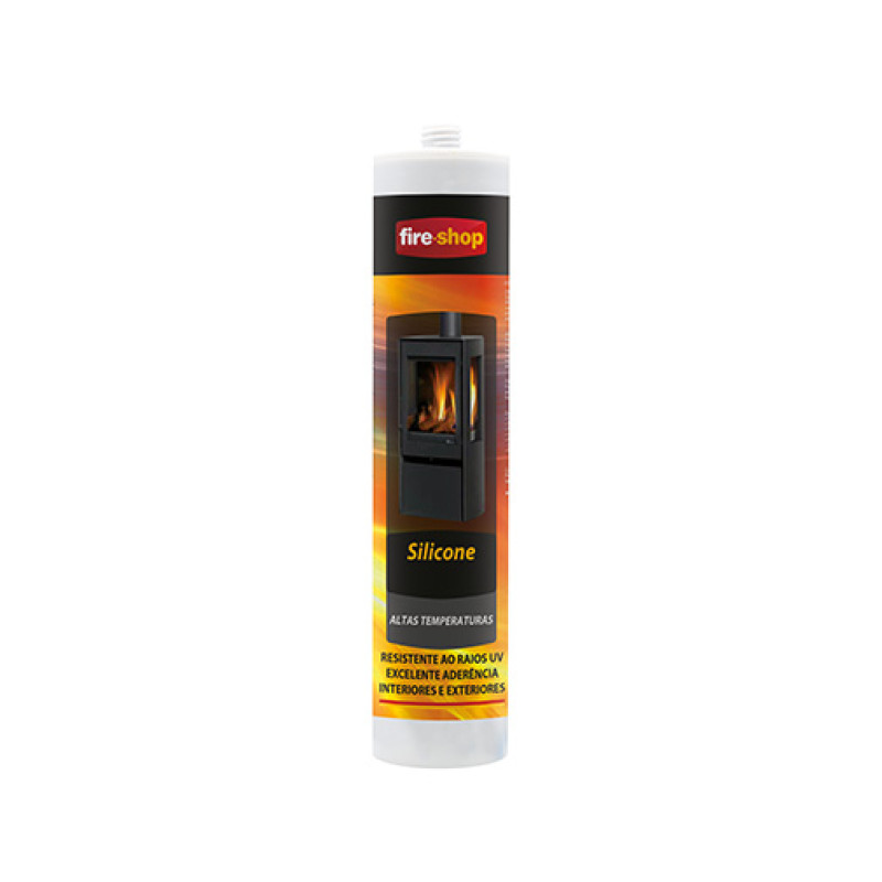 Silicone alta temperatura Fireshop 310 ml preto Silicone alta temperatura Fireshop 310 ml preto
