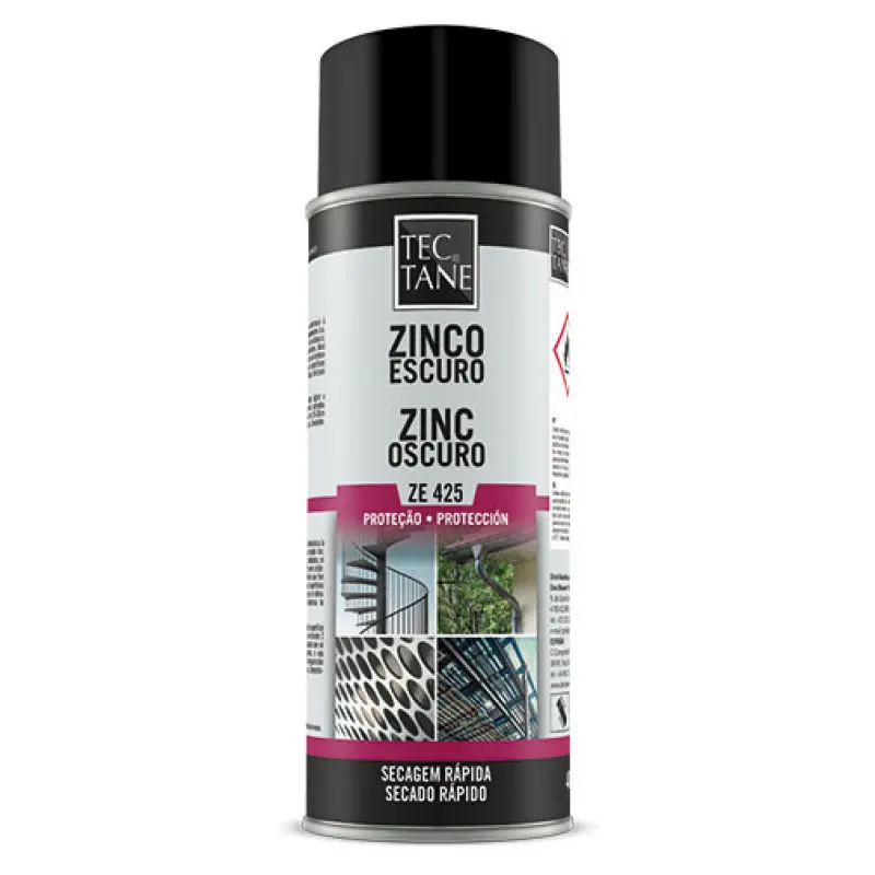Spray zinco 400 ml escuro Spray zinco 400 ml escuro