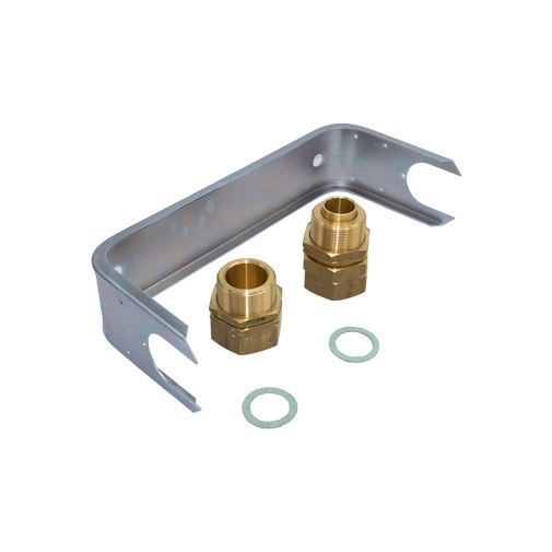 Suporte metálico 1.1/2" x 2" para contador água Suporte metálico 1.1/2" x 2" para contador água
