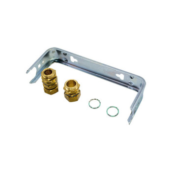 Suporte metálico 1.1/4" x 1.1/2" para contador água