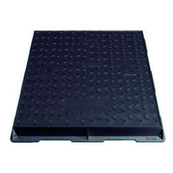 Tampa rasa ferro fundido Capa Traffic 600 x 600 mm para saneamento Tampa rasa ferro fundido Capa Traffic 600 x 600 mm para saneamento