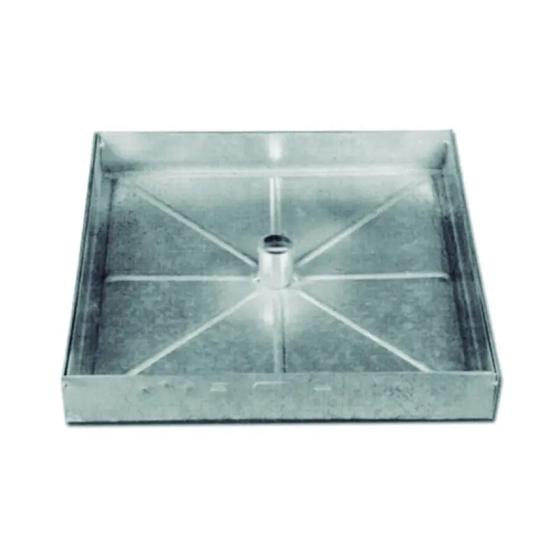 Tampa rebaixada aço galvanizado Capa 500 x 500 x 65 mm Tampa rebaixada aço galvanizado Capa 500 x 500 x 65 mm