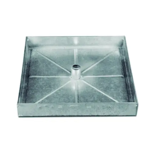 Tampa rebaixada aço galvanizado Capa 600 x 600 x 65 mm Tampa rebaixada aço galvanizado Capa 600 x 600 x 65 mm