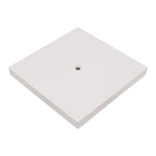 Tampa reforçada PP 400 x 400 mm sem aro Tampa reforçada PP 400 x 400 mm sem aro