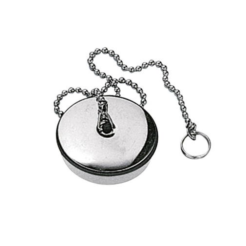 Tampão Design 31 mm com argola e corrente Tampão Design 31 mm com argola e corrente