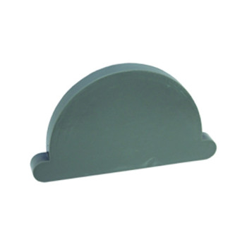 Tampão PVC 125 mm cinzento para caleira