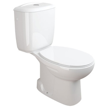 Tanque compacto Sanitana Munique com alimentação lateral e descarga 3/6 L Tanque compacto Sanitana Munique com alimentação lateral e descarga 3/6 L