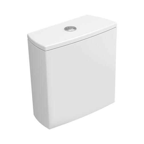 Tanque compacto Sanitana Nexo com alimentação inferior e descarga 3/6 L Tanque compacto Sanitana Nexo com alimentação inferior e descarga 3/6 L