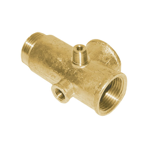 Tê 5 vias 1.1/4" latão Tê 5 vias 1.1/4" latão