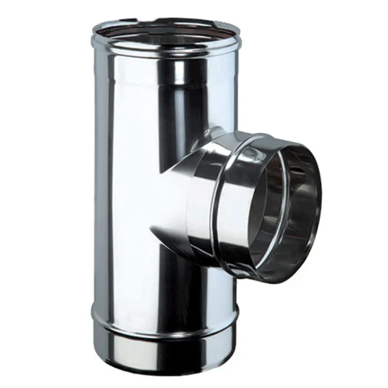 Tê 90º parede simples inox 304 Expo Inox 150 mm