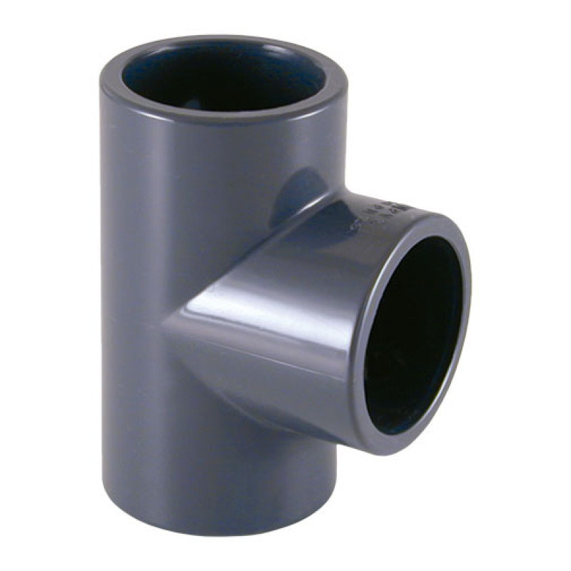 Tê 90º PVC 75 mm F para colar Tê 90º PVC 75 mm F para colar