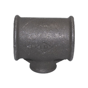 Tê redução ferro preto Atusa 1" x 3/4" x 1"